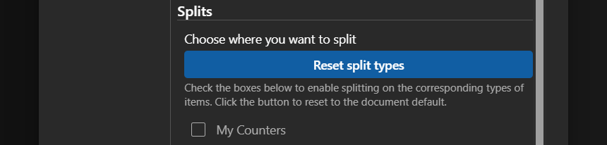 image of split settings